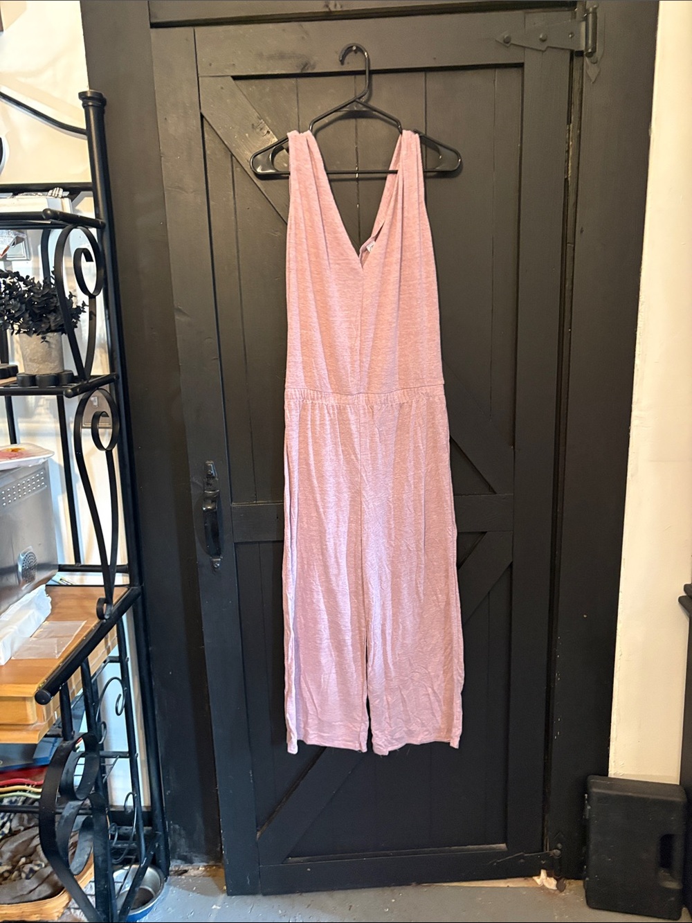 Alternative Light Pink Sleeveless V-Neck Jumpsuit